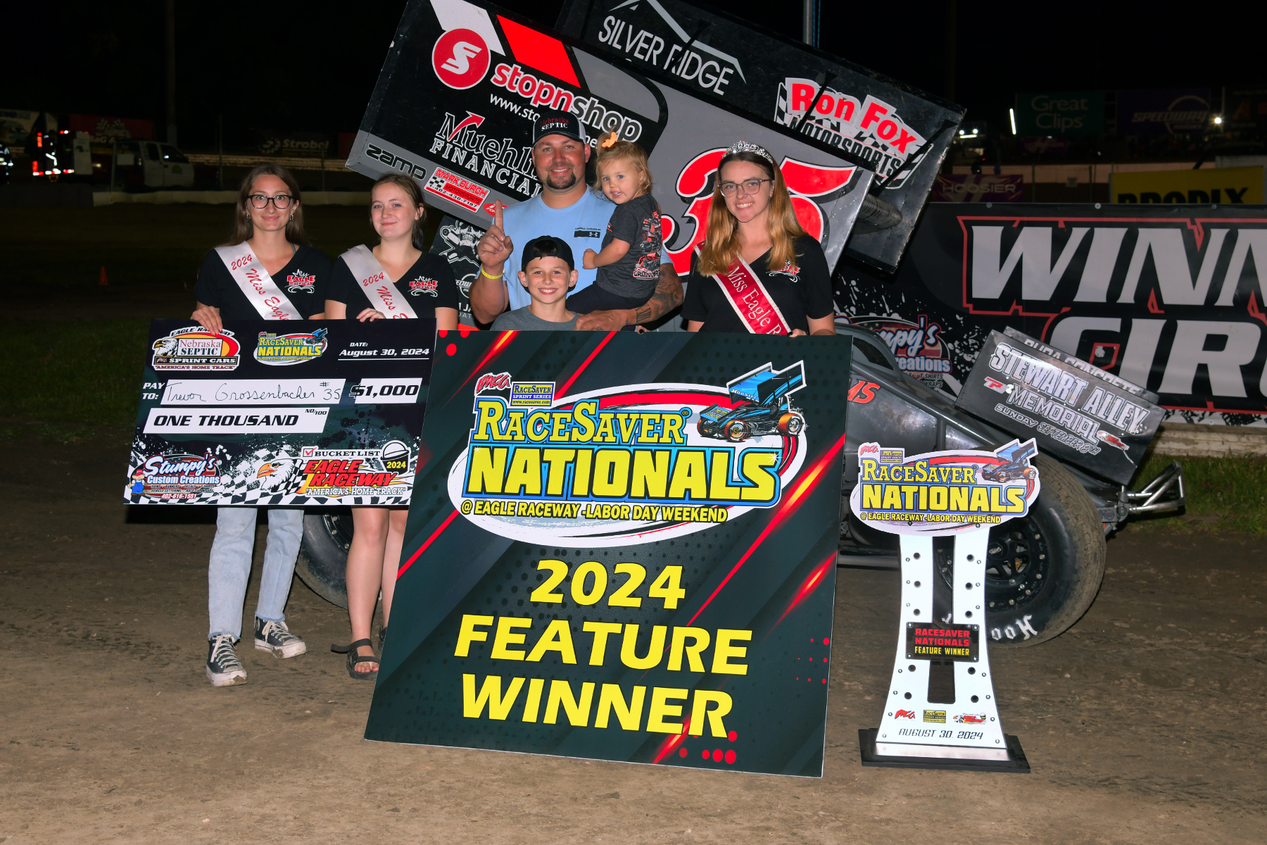 Grossenbacher takes night one of RaceSaver Nationals